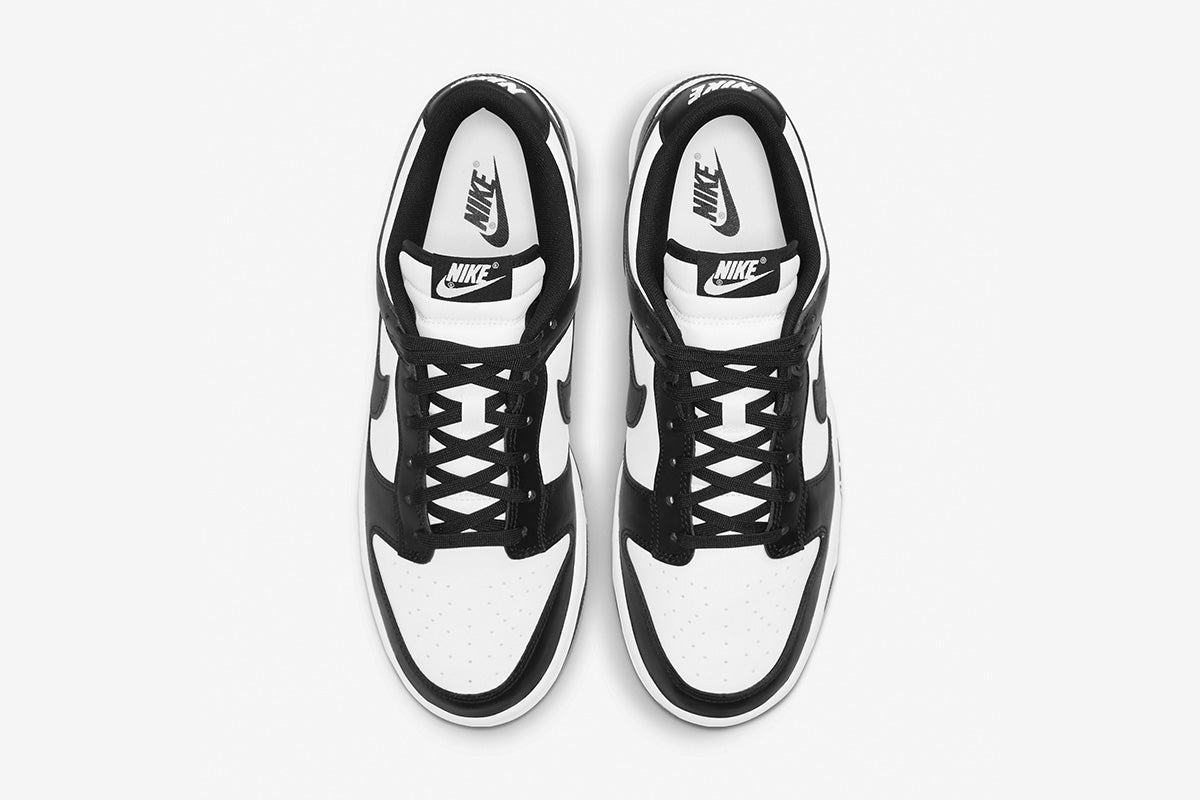 Ténis de corte de cano baixo bicolor preto/branco